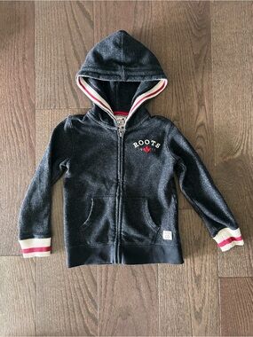 Roots Size 5T Boy's Full Zip Cabin Hoodie